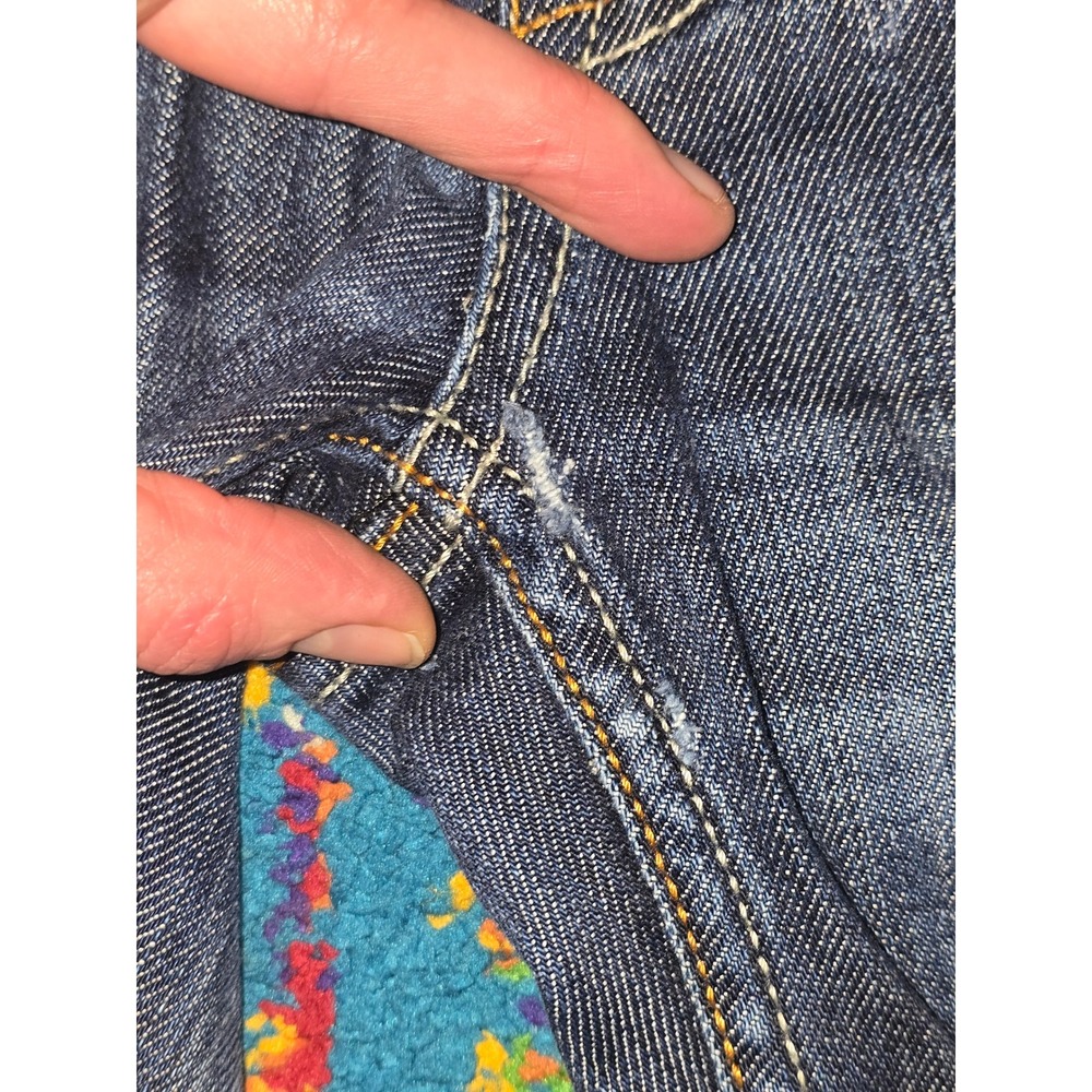 Y2k Taverniti So Jeans Janis 18 Bootcut Dark Wash Distressed Denim Womens 26 - Picture 4 of 9